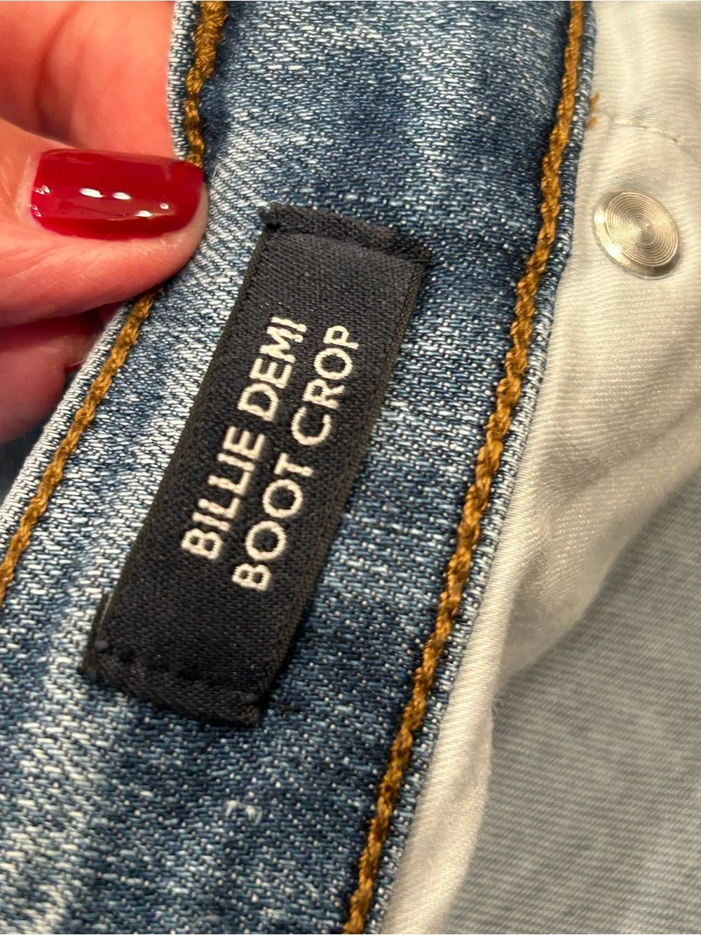 J Crew Billie Demi Boot Crop Jeans Denim Size 29